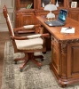 Стул для кабинета "Венеция Люкс" Орех 352  купить в интернет магазине Мебель из массива. Звоните +7 495 961-63-63 Кресла из массива дерева