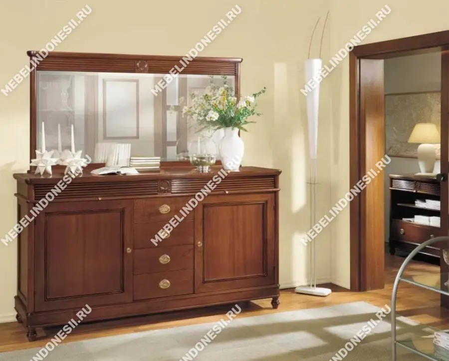 Буфет "Мария Сильва" Орех MS909  купить в интернет магазине Мебель из массива. Звоните +7 495 961-63-63 Столовые