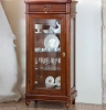 Витрина малая "Бурбон" Слоновая кость BJ835  купить в интернет магазине Мебель из массива. Звоните +7 495 961-63-63 Витрины из массива дерева