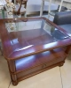 Стол журнальный "Мария Сильва" Орех MS834_1  купить в интернет магазине Мебель из массива. Звоните +7 495 961-63-63 Журнальные столы из массива дерева