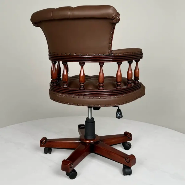 Рабочее кабинетное кресло MSMU.411 BROWN C310 BROWN  купить в интернет магазине Мебель из массива. Звоните +7 495 961-63-63 Мебель Индонезии
