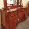 Буфет с 3х дверной витриной "Фирензе" Орех 801  купить в интернет магазине Мебель из массива. Звоните +7 495 961-63-63 Буфеты из массива дерева