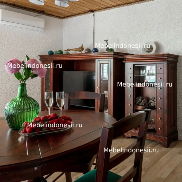Стол обеденный  "Луи Филипп" МО 15.03  купить в интернет магазине Мебель из массива. Звоните +7 495 961-63-63 Луи Филипп