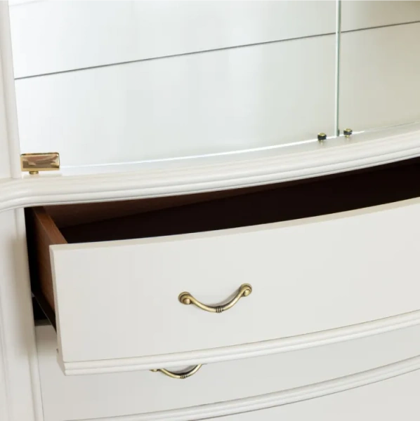 Витрина двухдверная с ящиками Cerezo-5  